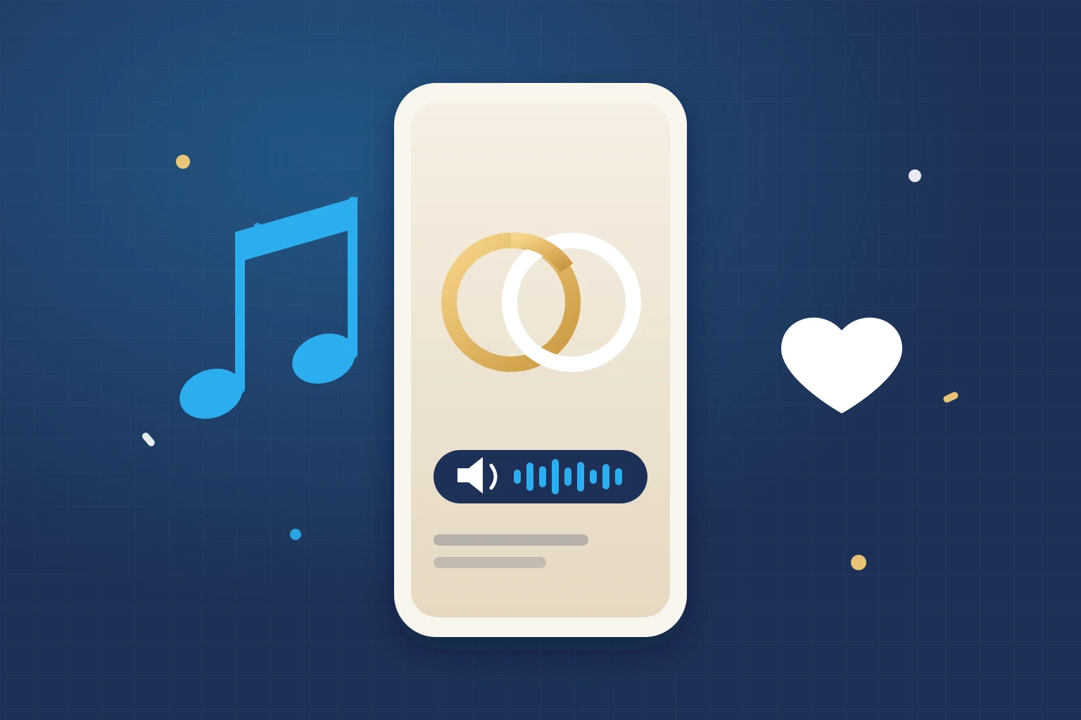 Musik i bryllupsvideoen på Instagram og TikTok: hvad må I bruge?